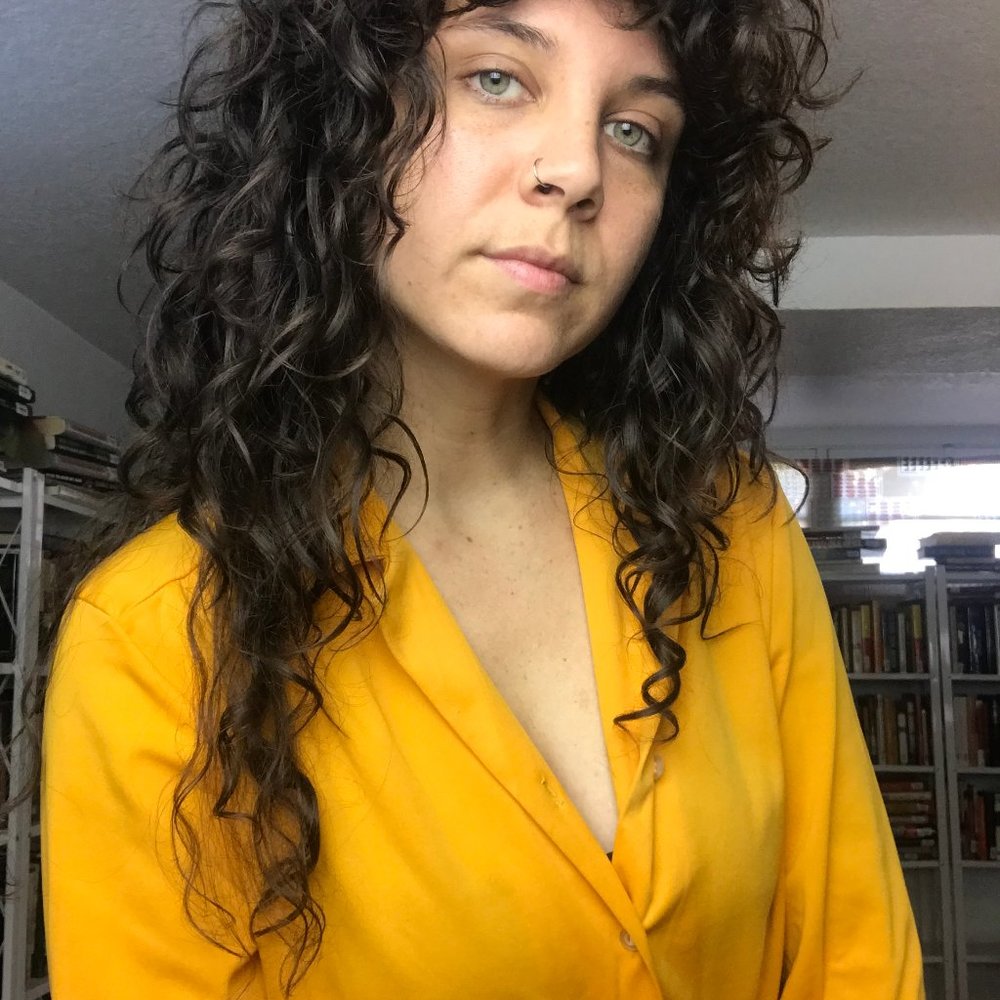 Orange Button Down Blouse - B60 - image 3